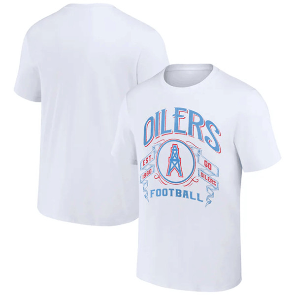 Men's Tennessee Titans White x Darius Rucker Collection Vintage Football T-Shirt